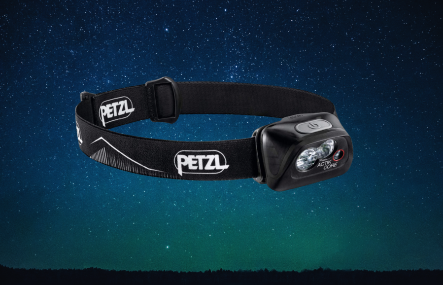 PETZL ACTIK CORE 450 LUMEN BLACK