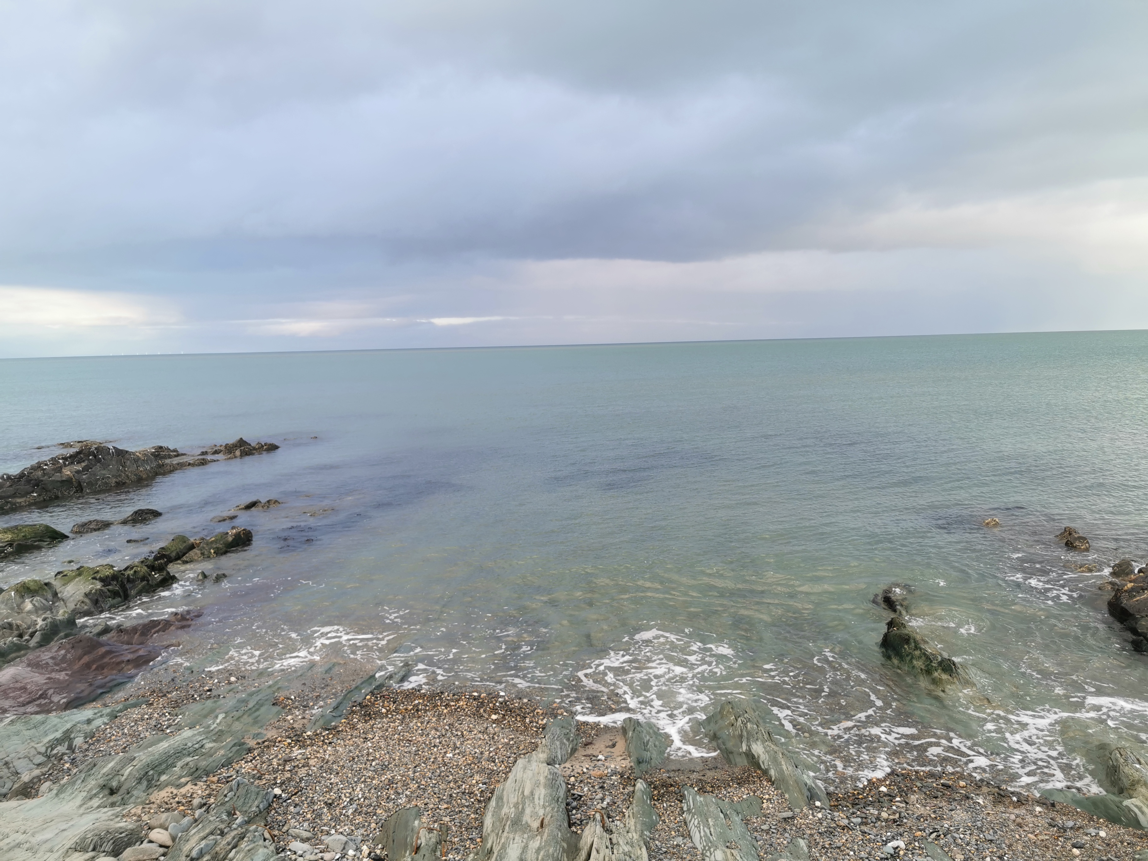 Calm water at the beach