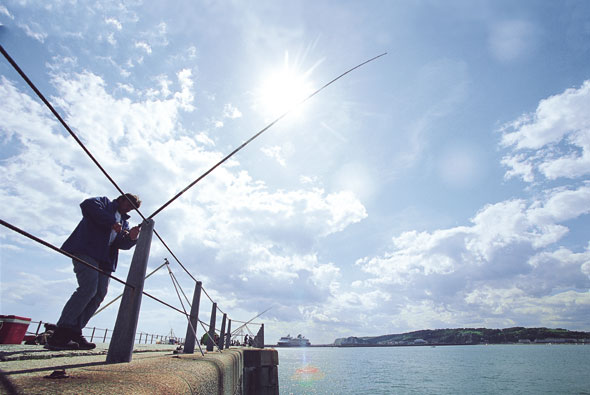 The Best Way to Fish a Sea Wall or Pier - SeaAngler