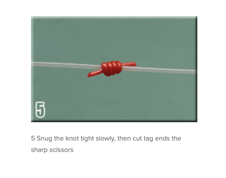 Float stops - How to use - Coarse Fishing Knots