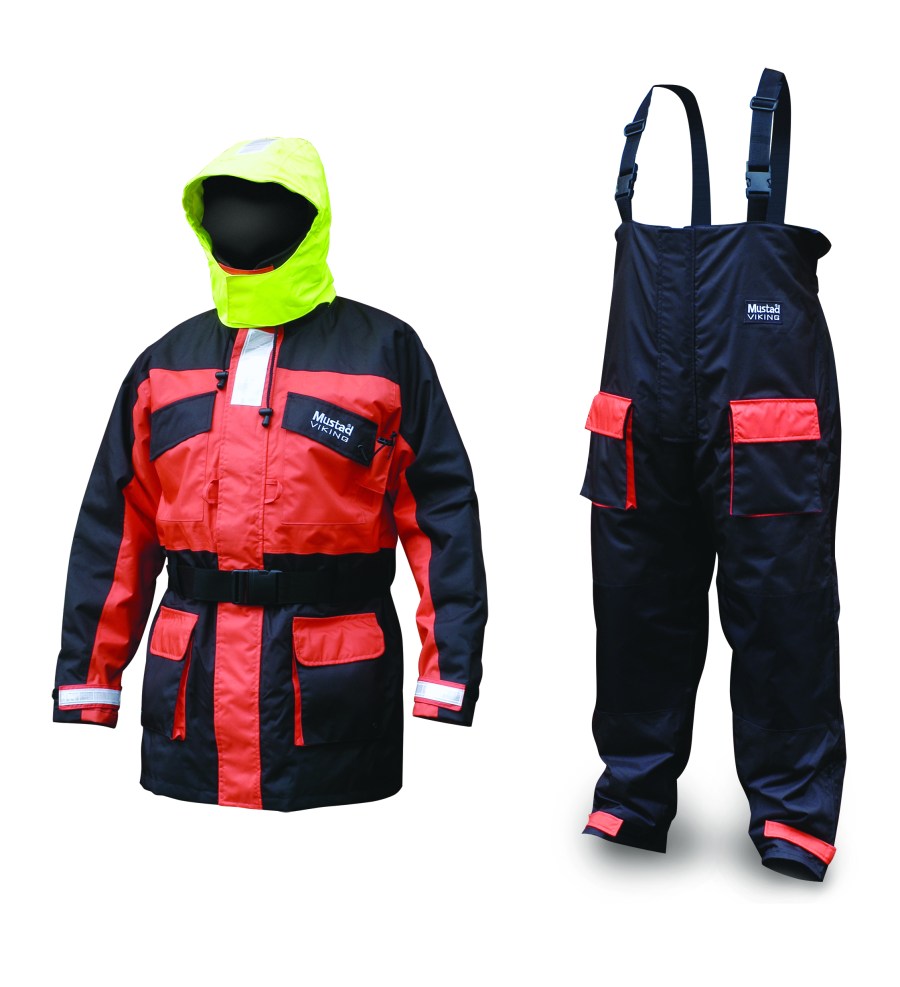 Mustad Two-piece Flotation Fishing Suit - SeaAngler